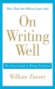 Book cover for On writing well