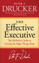 Book cover for The effective executive