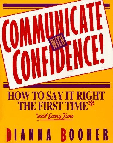 Book cover for Communicate with confidence