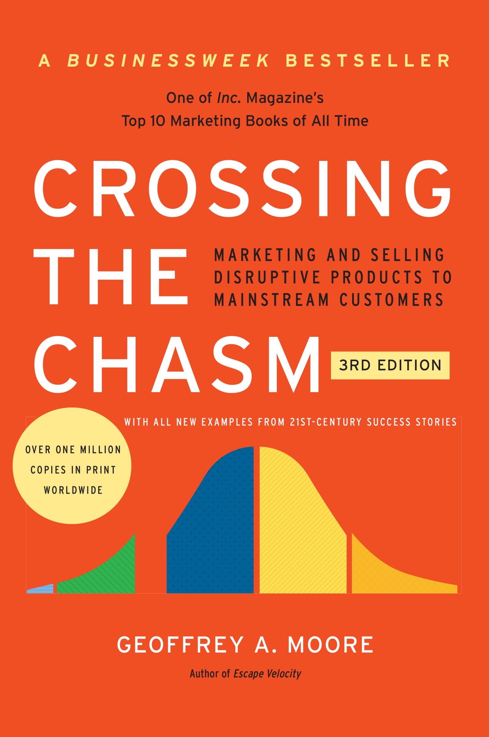 Book cover for Crossing the chasm: Marketing and selling disruptive products to mainstream customers