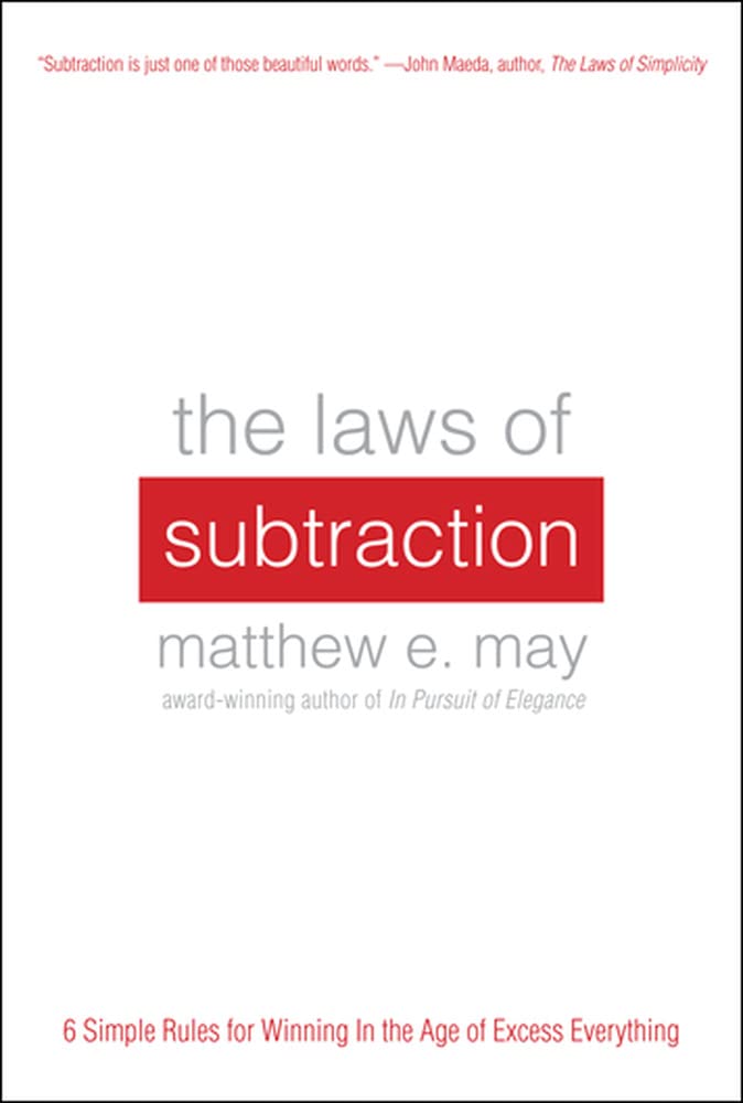 Book cover for The laws of subtraction