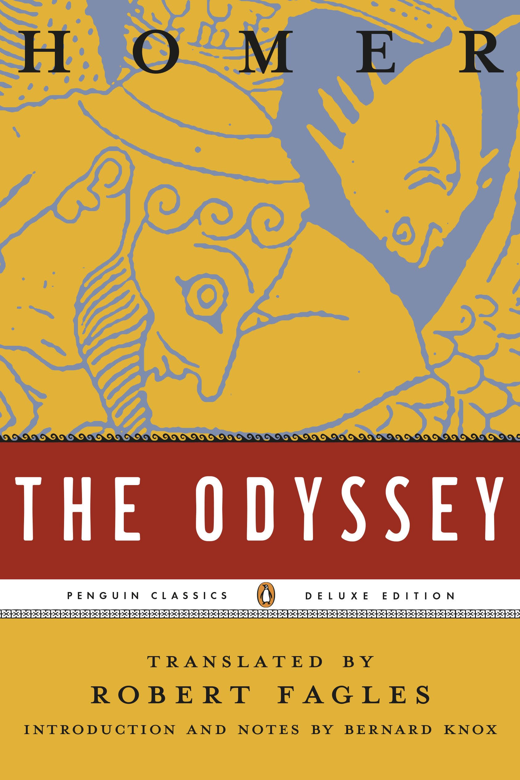 Book cover for The odyssey