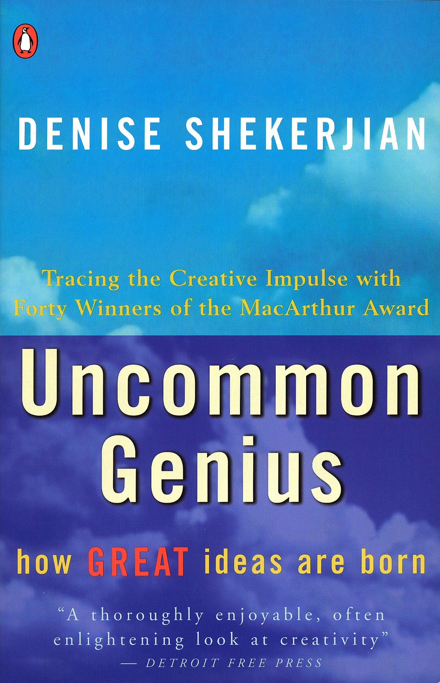 Book cover for Uncommon genius
