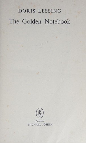 Book cover for The golden notebook