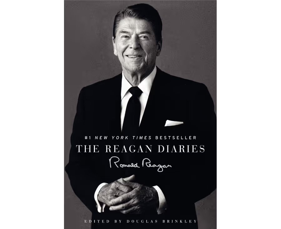Book cover for The Reagan diaries