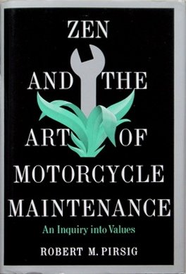 Book cover for Zen and the art of motorcycle maintenance